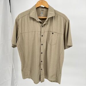 KÜHL Men’s Optimizr UPF 40 Tapered Fit Shirt Size XL Short Sleeve Performance